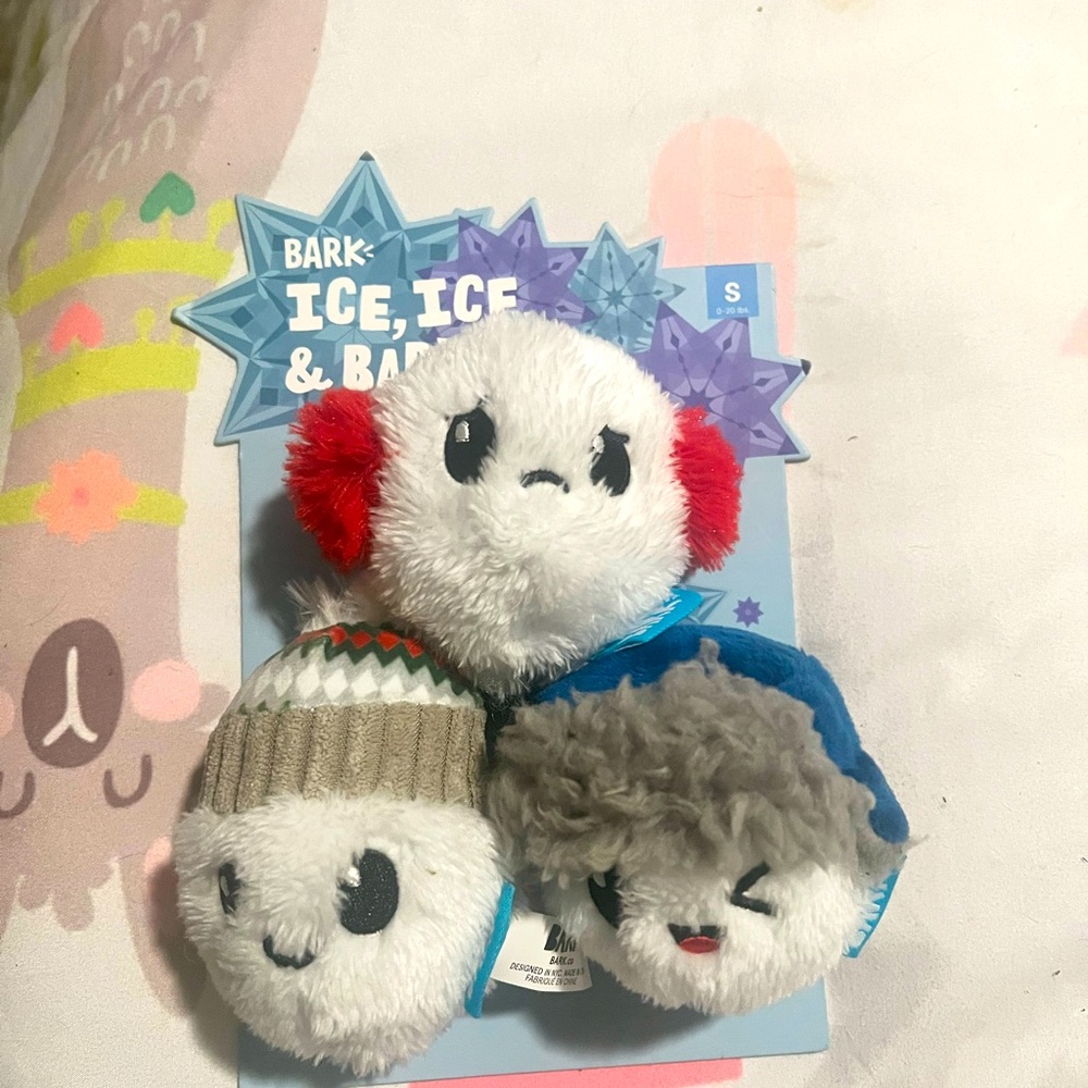 Bark box plush dog toy